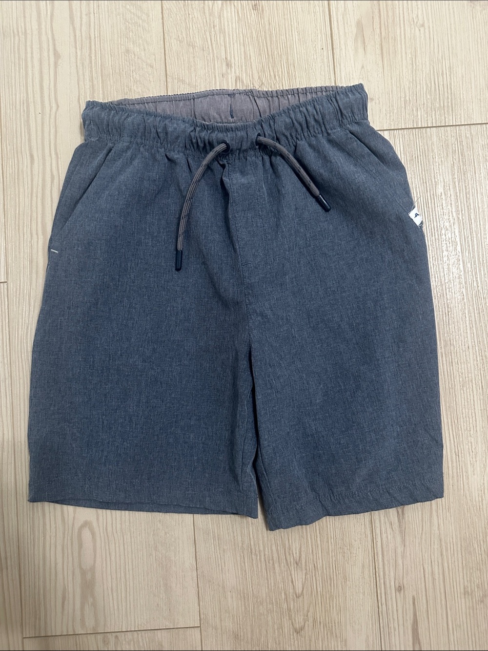 Tommy Bahama Boys Charcoal Gray Elastic Waist Shorts